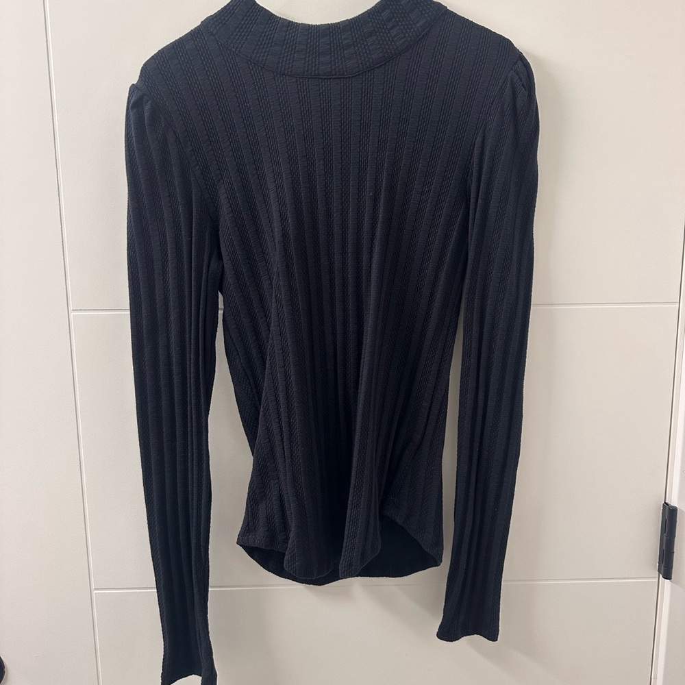 Black Free People Ribbed Women's Top